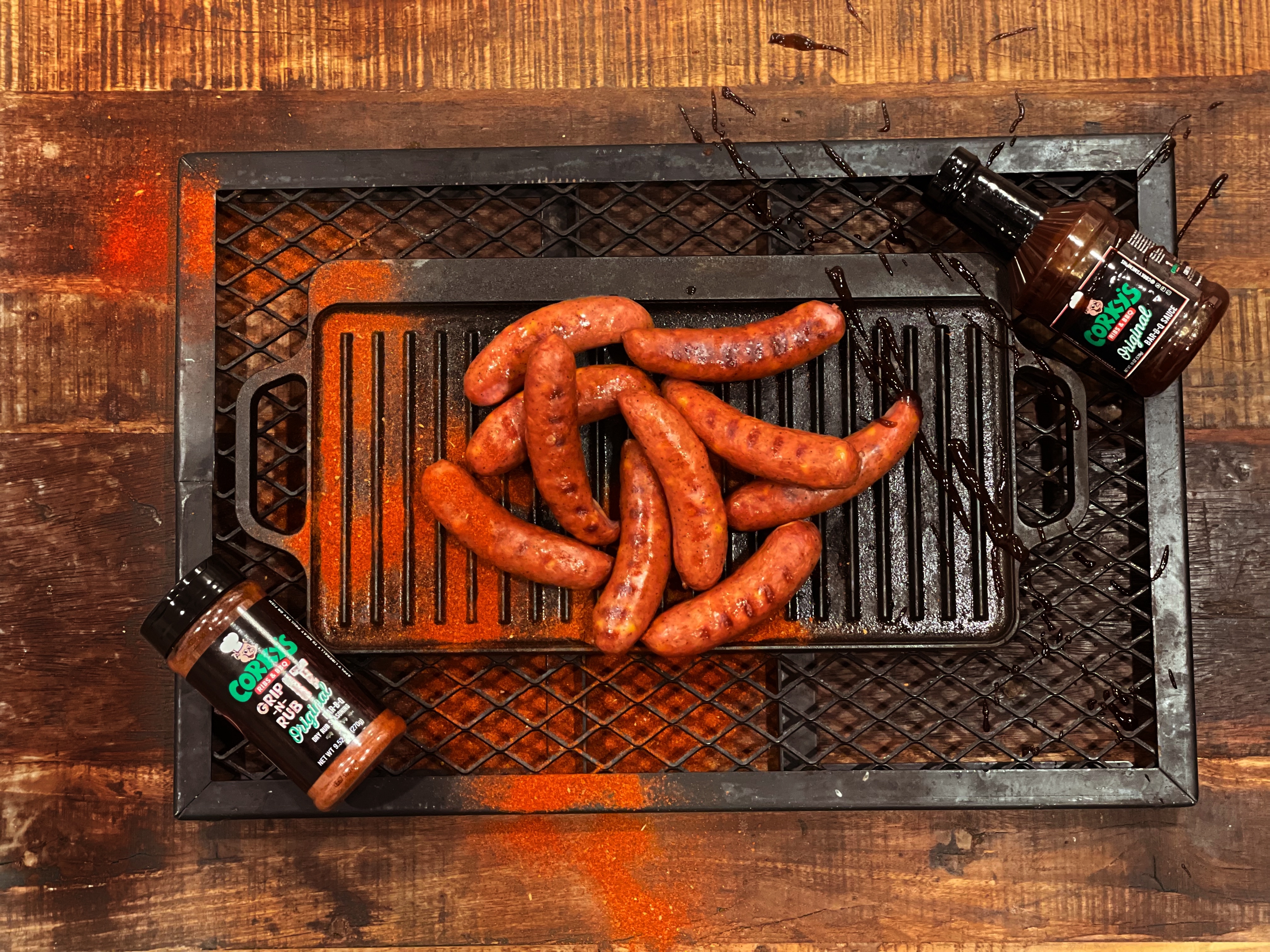 Picture of 3 Pounds Cheddar Smoked Sausage